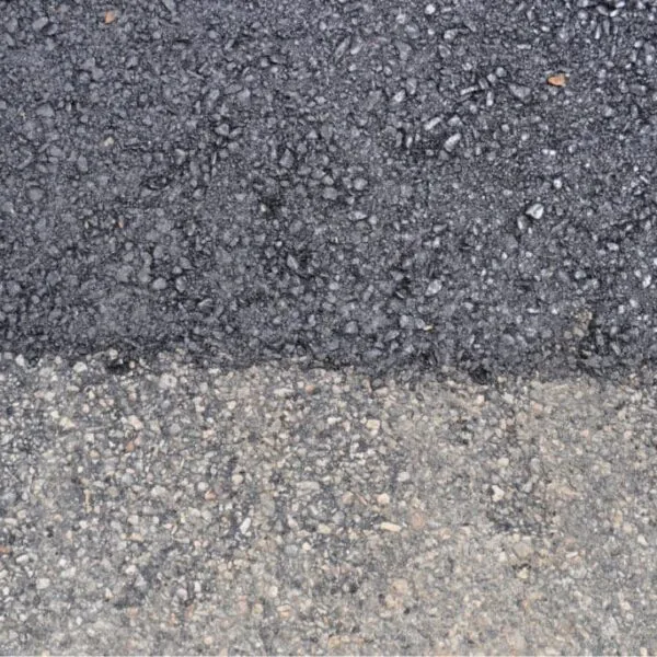 infrared asphalt repair closeup