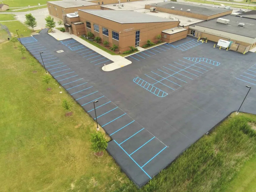 line striping green bay