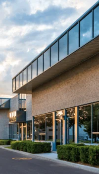 Row of retail storefronts