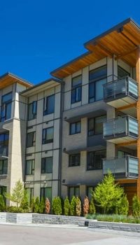 condos-rev1 exterior of an apartment complex